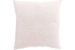 Koristetyyny Snowflake 45x45 cm valkoinen