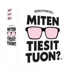 Kylskåpspoesi kysymyspeli Miten Tiesit Tuon