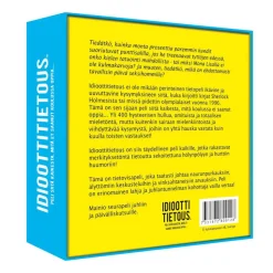 Kylskåpspoesi kysymyspeli Idioottitietous