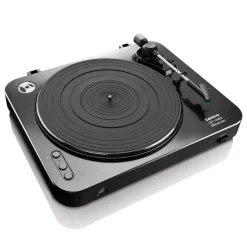 Lenco vinyylilevysoitin bluetooth lähettimellä LBT-120BK  musta