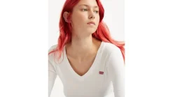 Levi's t-paita A4891-0001 LS VNeck Baby Tee