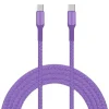 Livia latausjohto USB C-C, 60 W, 2 m lila