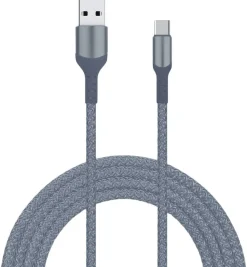 Livia latausjohto USB-C, 2 m harmaa