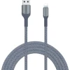 Livia latausjohto USB-lightning, 2 m harmaa
