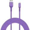 Livia latausjohto USB-lightning, 2 m lila