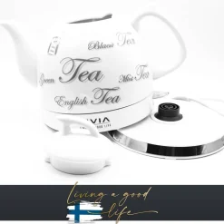 Livia vedenkeitin keraaminen 1 L