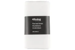 4Living Aluslakana 240x260 cm valkoinen