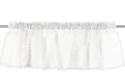 4Living kappaverho Alina 45x240 cm valkoinen