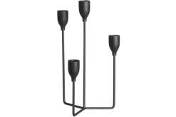 4Living kynttilänjalka musta 25 cm