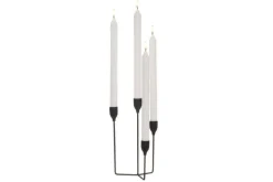 4Living kynttilänjalka musta 25 cm