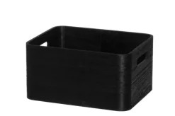 4Living puulaatikko 26x20x13,5 cm musta