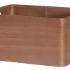4Living puulaatikko 35x26x18 cm ruskea