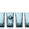 Lyngby lasi Highball Sorrento 38 cl 4 kpl/pkt Blue