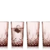 Lyngby lasi Highball Sorrento 38 cl 4 kpl/pkt Pink