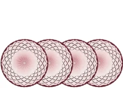 Lyngby lautanen Sorrento 16 cm 4 kpl/pkt Pink