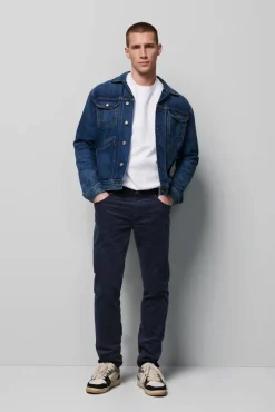 M5 by Meyer samettihousut Slim 6180