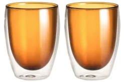 Maku juomalasi kaksikerroksinen 35 cl ruskea 2 kpl