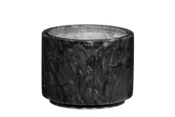 Maku suola-astia marmoria musta