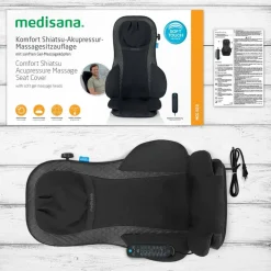 Medisana shiatsu- ja akupainantaistuin musta MCG820