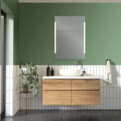 Mirrors and More peili Lucy LED-valolla 50 x 70 cm peililasi