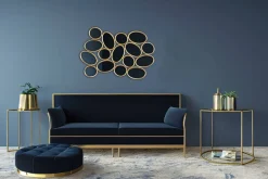 Mirrors and More peili Maddy 90 x 61 cm kulta