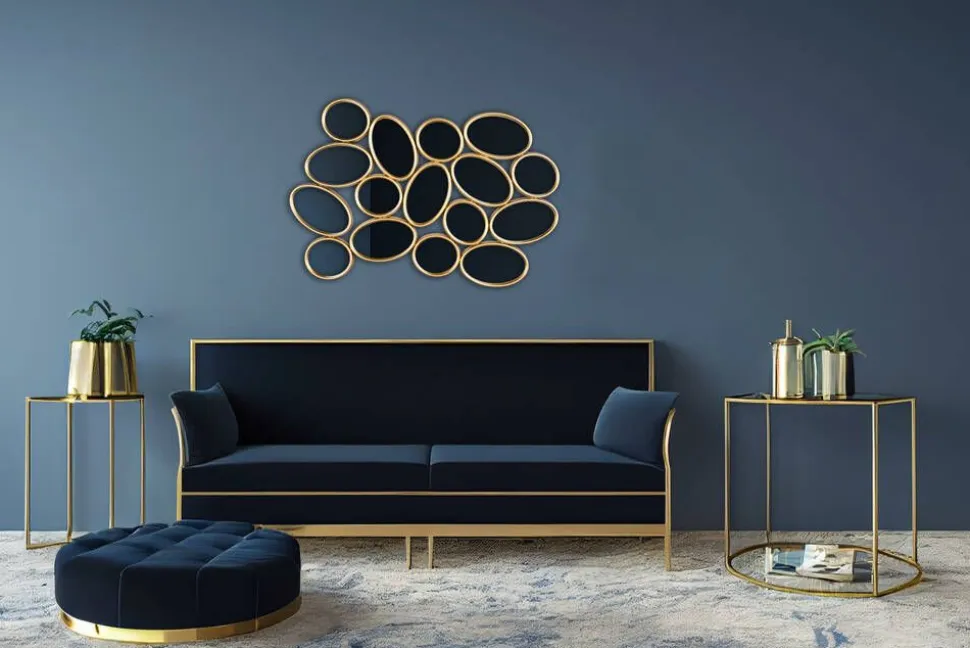 Mirrors and More peili Maddy 90 x 61 cm kulta