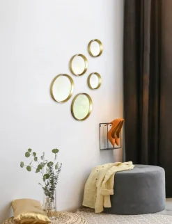 Mirrors and More peilisetti Vivien 5-pack kulta