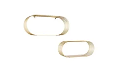 Mirrors and More seinähyllysetti Joyce 2-pack kulta