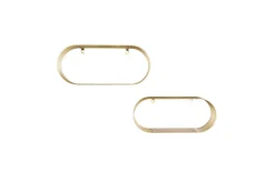 Mirrors and More seinähyllysetti Joyce 2-pack kulta