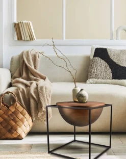 Mirrors and More sivupöytä Celli 43 x 51 cm musta