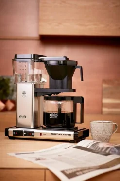 Moccamaster kahvinkeitin Automatic S kiillotettu hopea