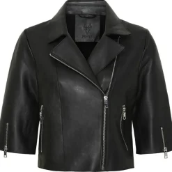 Molltan nahkatakki Cropped