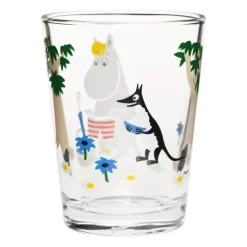 Moomin Arabia juomalasi 22 cl Lähdetään lomalle