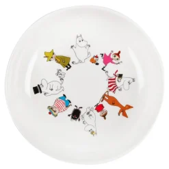 Moomin Hahmot lautanen syvä 17 cm melamiini