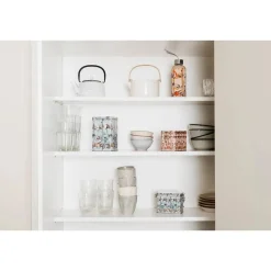 Moomin neliökahvipurkki Muumi Latvus sinivihreä