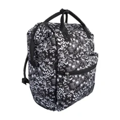 Moomin reppu Samu Esikko mustavalkoinen