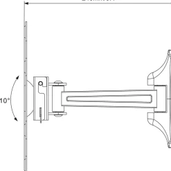 Mount Massive TV-seinäteline MNT 104
