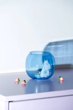 Muurla Muumi kynttilälyhty Muumipeikko sininen 9,5 cm