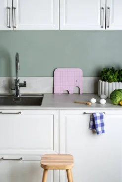 Muurla norsu Chop&Serve -lauta M vaaleanpunainen