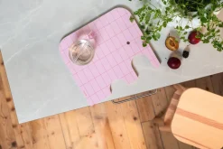 Muurla norsu Chop&Serve -lauta M vaaleanpunainen