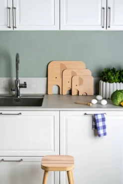 Muurla norsu Chop&Serve -lauta M vaaleanpunainen