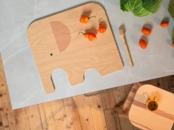 Muurla norsu Chop&Serve -lauta L keltainen