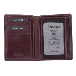 NK1917 nahkalompakko NK1917 1003/414 Ruskea