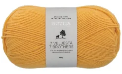 Novita 7 Veljestä lanka 100 g 268 auringonkukka