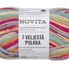 Novita 7 Veljestä lanka Polkka 100 g konfetti 8041