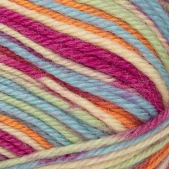 Novita 7 Veljestä lanka Polkka 100 g konfetti 8041