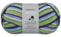 Novita 7 Veljestä Raita lanka 100 g suomikaari 975