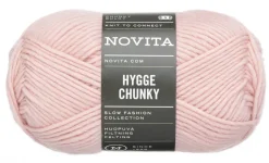 Novita lanka Hygge Chunky 100g 504 ruusuvesi