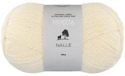 Novita Nalle lanka 100 g 010 luonnonvalkoinen