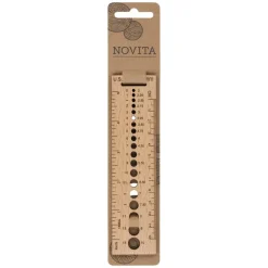 Novita puikkomittari viivottimella